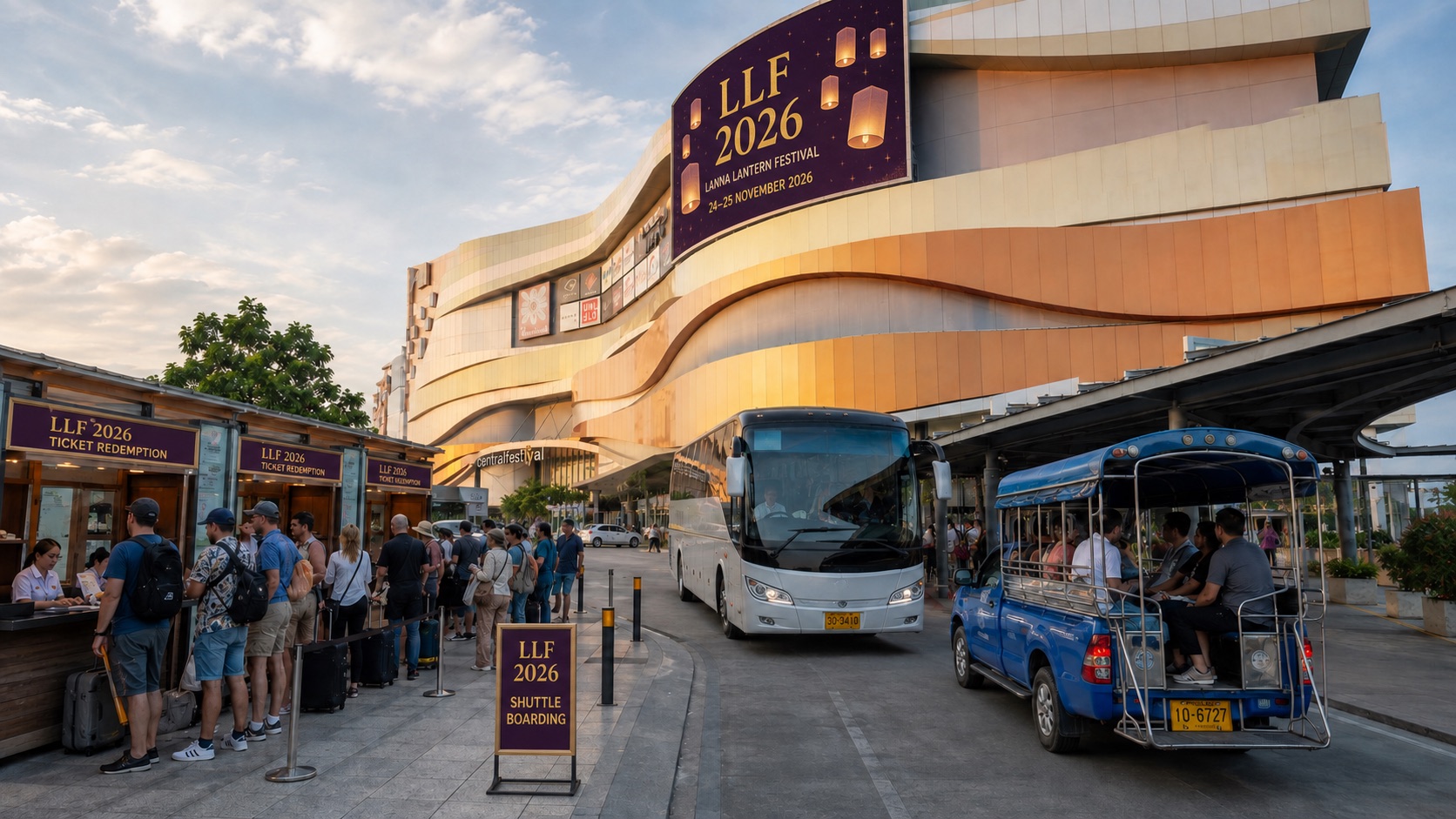 Hassle-free transfer from Downtown Chiangmai (Central Chiangmai)